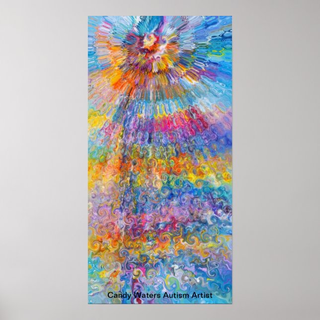 Candy Vatten Autism Artist Poster (Framsidan)