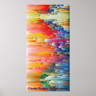 Candy Vatten Autism Artist Poster