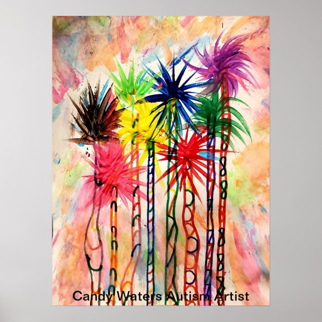 Candy Vatten Autism Artist Poster (Framsidan)