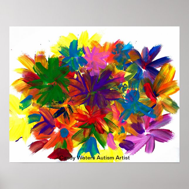 Candy Vatten Autism Artist Poster (Framsidan)