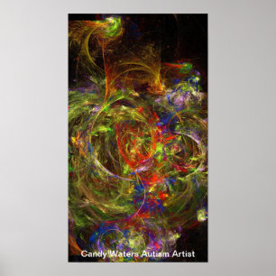 Candy Vatten Autism Artist Poster