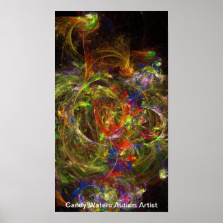 Candy Vatten Autism Artist Poster