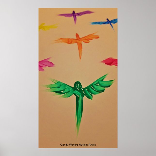 Candy Vatten Autism Artist Poster (Framsidan)