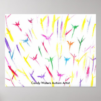 Candy Vatten Autism Artist Poster