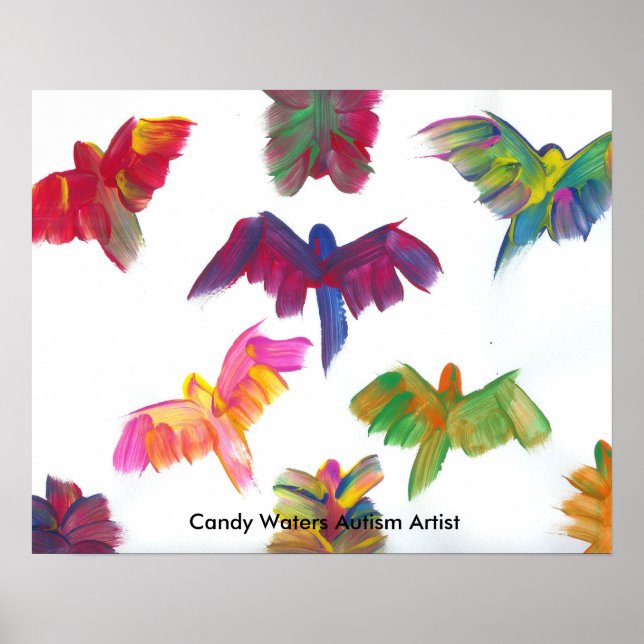 Candy Vatten Autism Artist Poster (Framsidan)