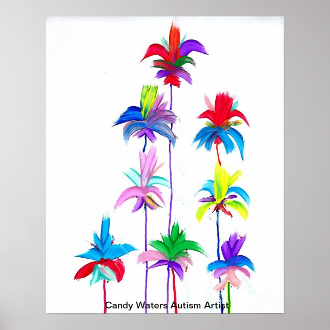 Candy Vatten Autism Artist Poster (Framsidan)