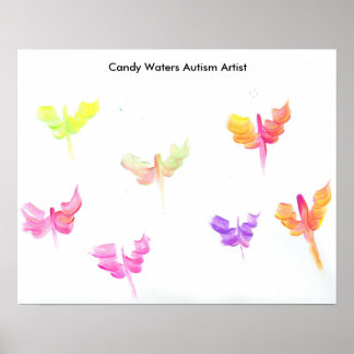 Candy Vatten Autism Artist Poster