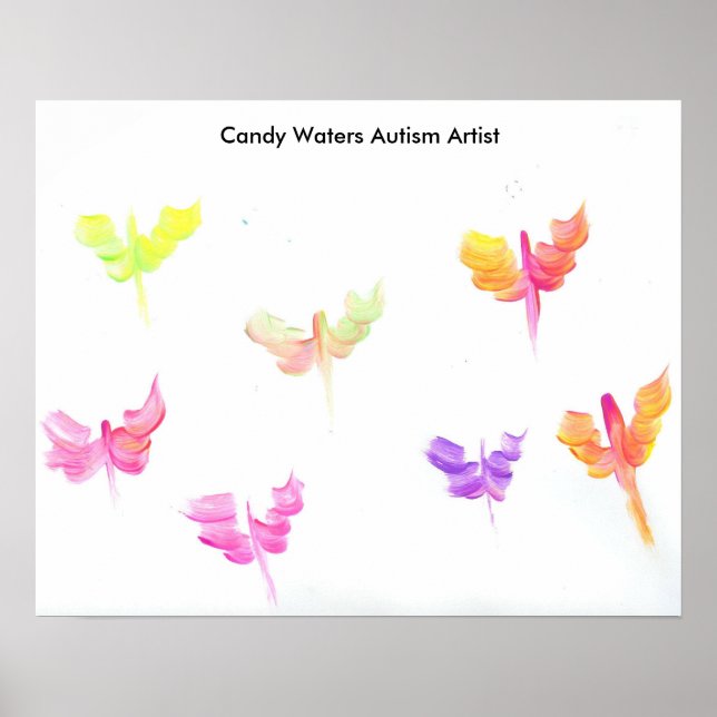 Candy Vatten Autism Artist Poster (Framsidan)