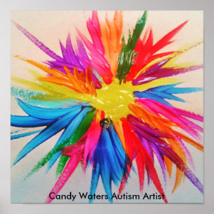 Candy Vatten Autism Artist Poster