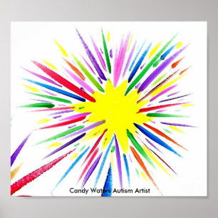 Candy Vatten Autism Artist Poster