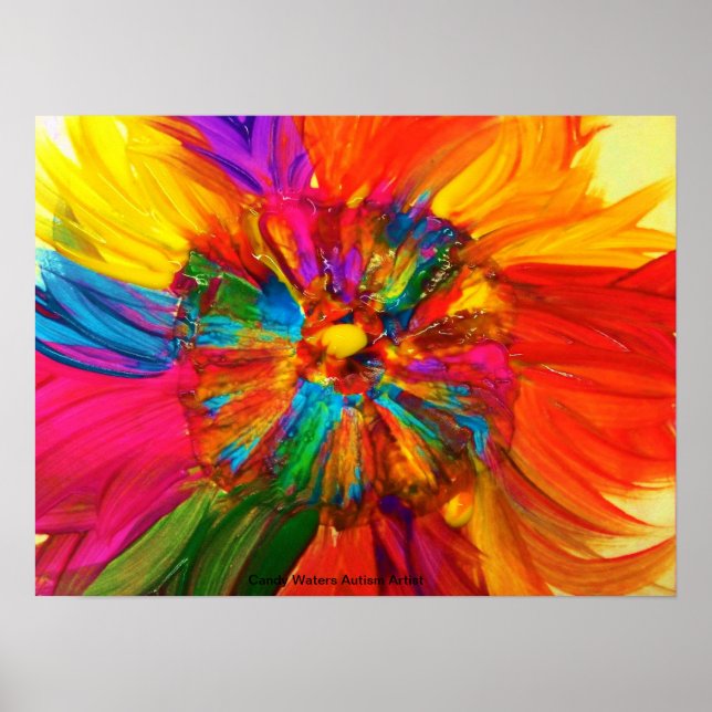 Candy Vatten Autism Artist Poster (Framsidan)