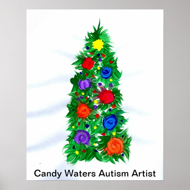 Candy Vatten Autism Artist Poster (Framsidan)