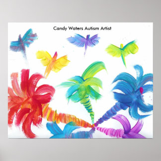 Candy Vatten Autism Artist Poster