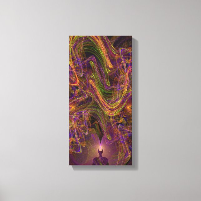 Candy Vatten Autism Artist Stretched Kanvastryck (Framsida)