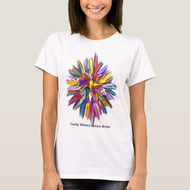 Candy Vatten Autism Artist T Shirt (Framsida)