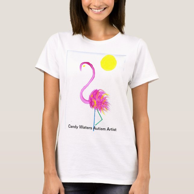 Candy Vatten Autism Artist T Shirt (Framsida)