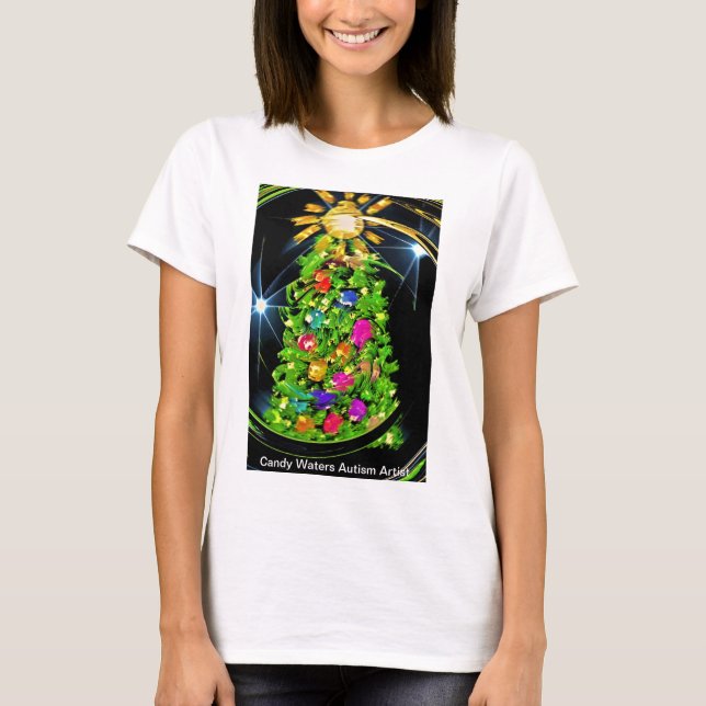Candy Vatten Autism Artist T Shirt (Framsida)