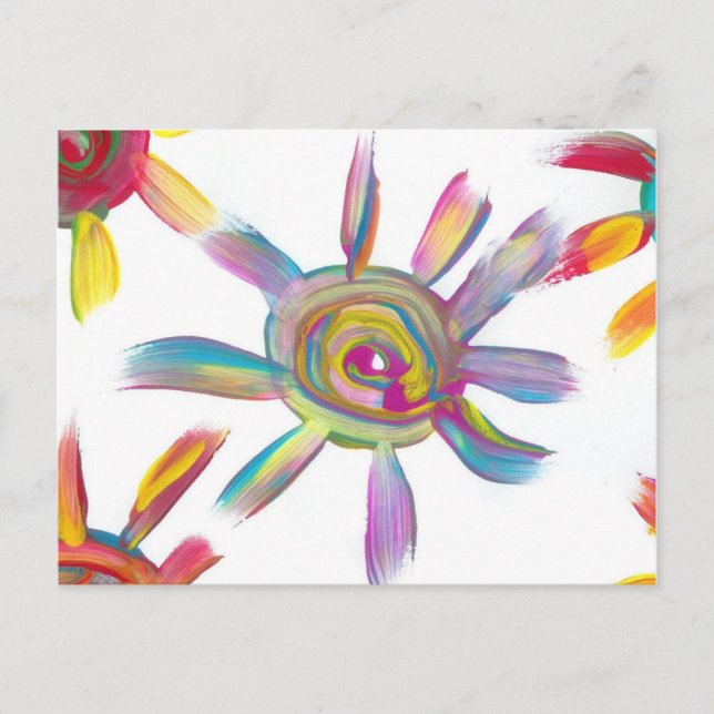 Candy Vatten Autism Artist Vykort (Framsida)