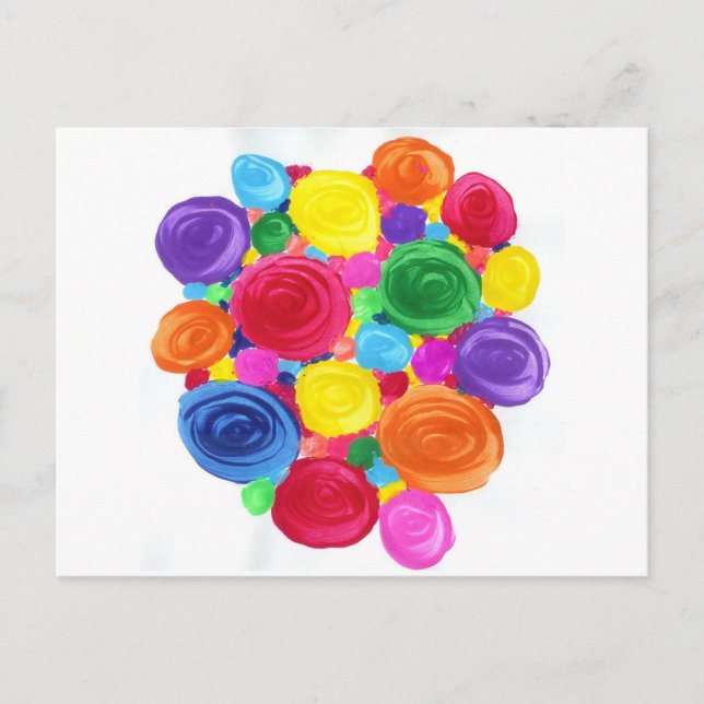 Candy Vatten Autism Artist Vykort (Framsida)