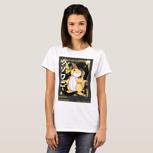 Candy Wolf Smash | Banzacroc T Shirt (Hel framsida)