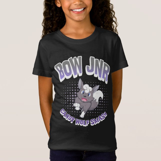 Candy Wolf Smash | BOW Jnr T Shirt (Framsida)