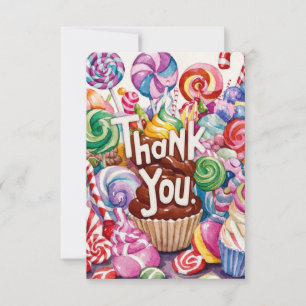 Candy Wonderland Candyland tack du kort