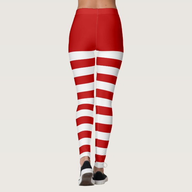 Candycane strumpbyxor leggings (Baksida)