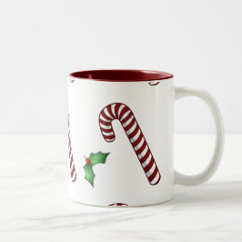 Candycanes och Holly Mugg