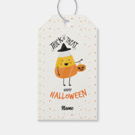 Candycorn Halloween-Märkre Presentetikett