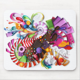 CandyCrush inspirerade mousepad Musmatta