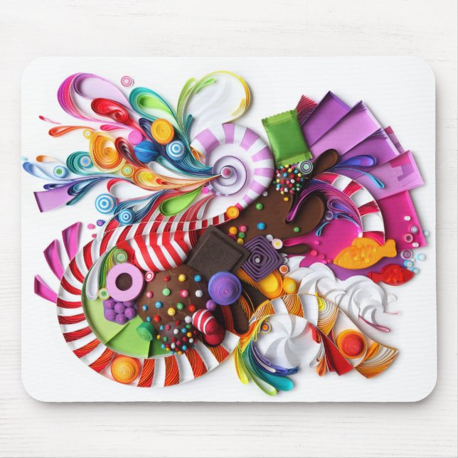 CandyCrush inspirerade mousepad Musmatta (Framsidan)
