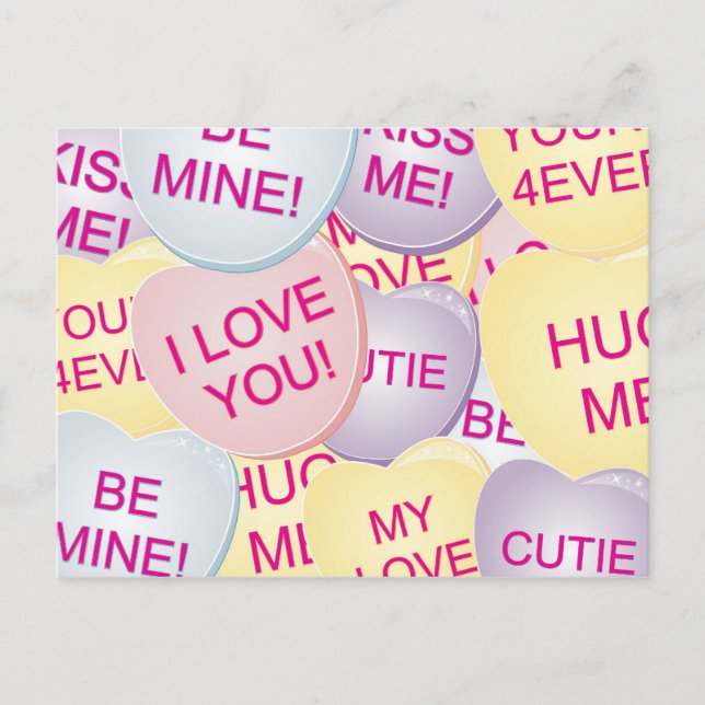 CandyHearts Vykort (Framsida)