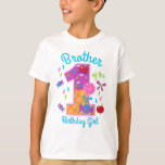 Candyland Brother of the First Birthday lollipop T Shirt<br><div class="desc">Grattis till baby första födelsedag med denna speciella t-shirt,  speciell och personlig-design</div>