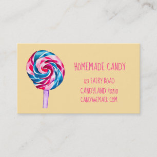 Candyland Candy Store Visitkort