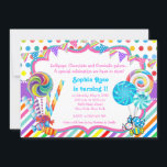 Candyland Candy Theme Birthday-inbjudan Inbjudningar<br><div class="desc">Candyland candy Theme Birthday Invation. Det här födelsedagsfest inbjudan är enkelt att anpassa för party eller för alla händelser genom att välja knappen "Anpassa det!" för att börja lägga till din händelseinformation,  teckensnittet stil,  teckensnittet storlekt & färg och ordalydelsen.</div>