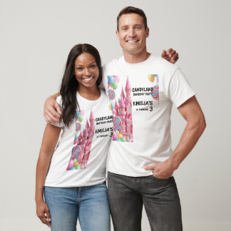 Candyland Födelsedag Förälder Anpassad T-Shirt