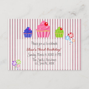 Candyland inbjudan