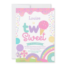 Candyland och iskräm, två sötsaker, andra födelsed