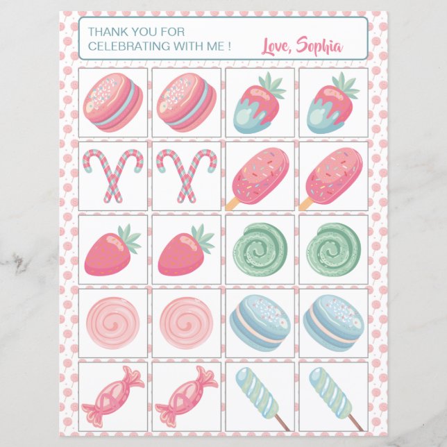 Candyland Party Memory Game (Framsida)