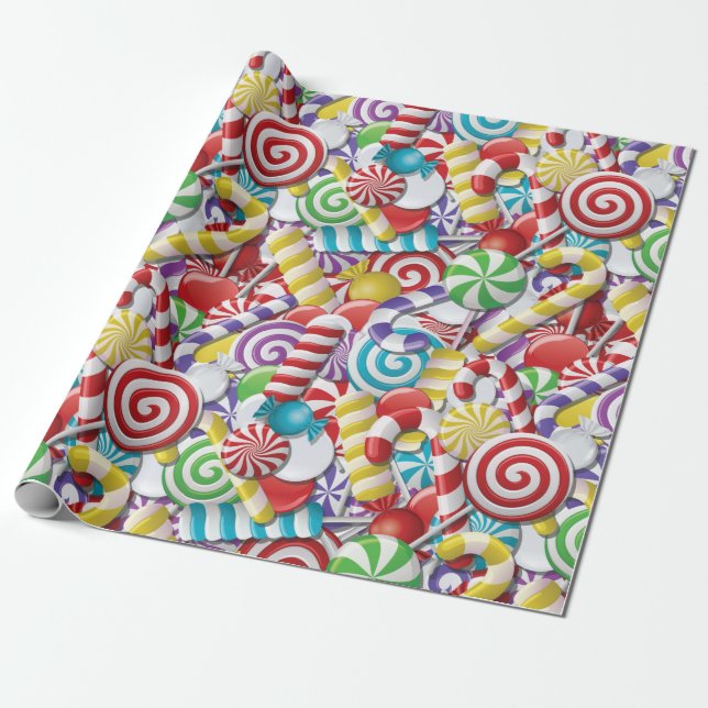 Candyland Presentpapper (Utrullad)