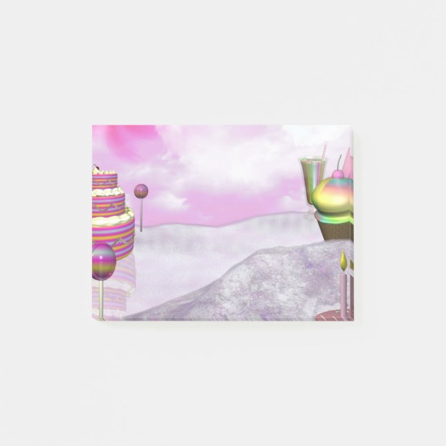 Candyland som Posta-det noterar Post-it Block (Framsida)