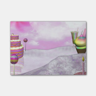 Candyland som Posta-det noterar Post-it Block