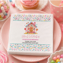 Candyland Sweet Firande Barns födelsedag Party