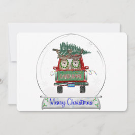 candylane lastbil julkort