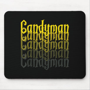 Candyman Baklängesspegel Halloween-kostym Rolig Musmatta