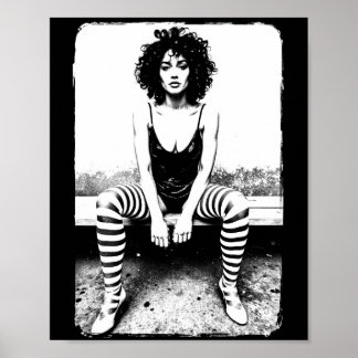 Candystripe Defiance Poster