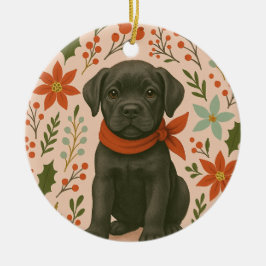 Cane Corso Christmas Julgransprydnad Keramik