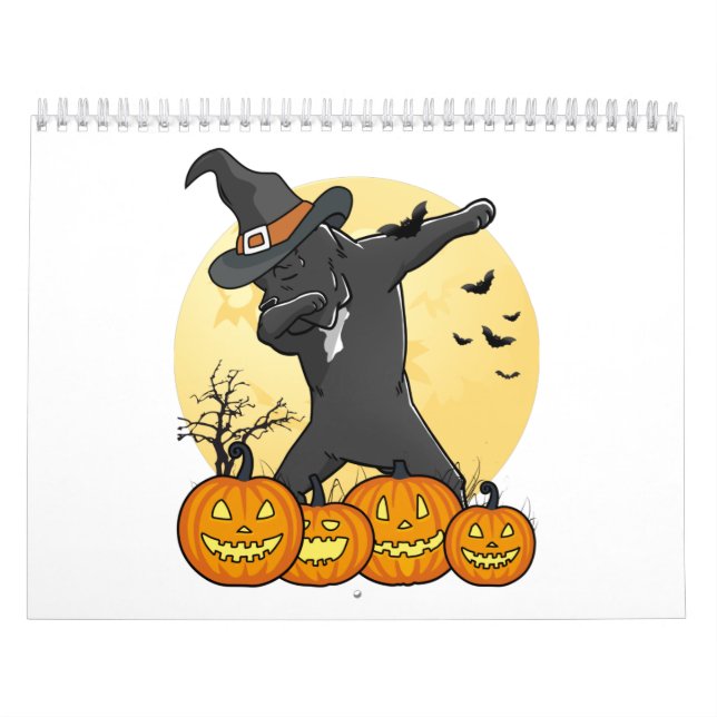 Cane Corso Dabbing Halloween Kalender (Omslag)