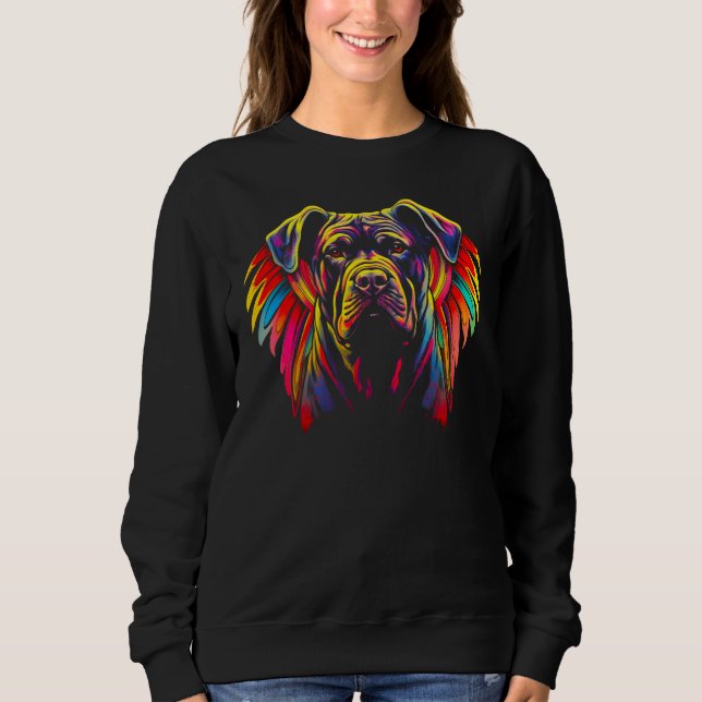 Cane Corso Dog Angel Wings T Shirt (Framsida)