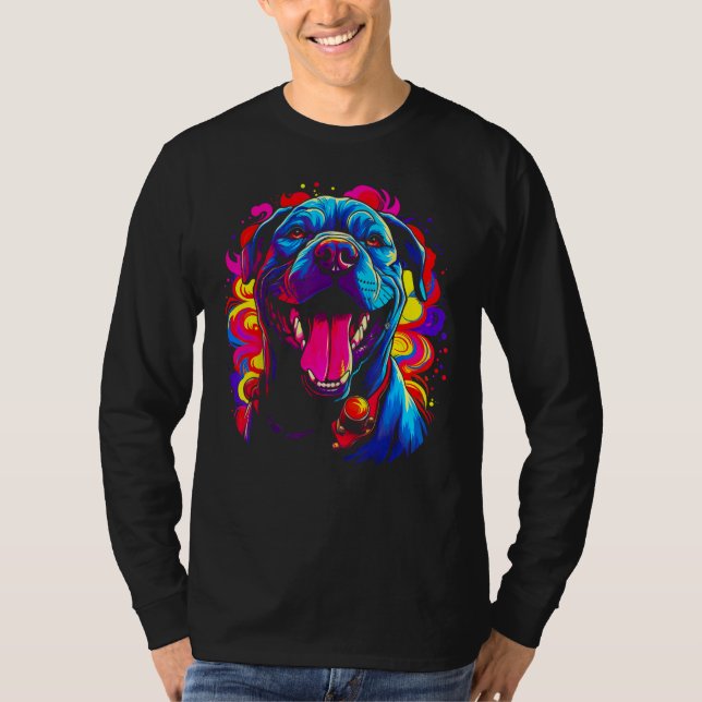 Cane Corso Dog Happy 1 T Shirt (Framsida)